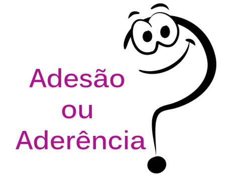 adesão ou aderência